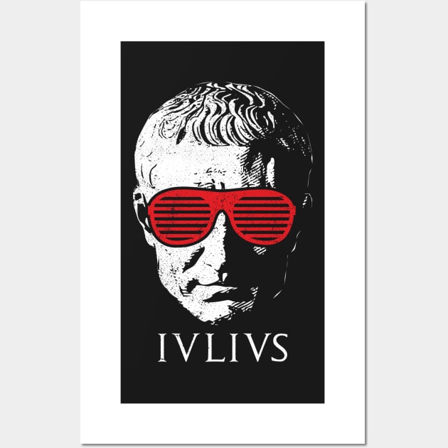 Funny Party Gaius Julius Caesar Roman History Wall Art by zeno27